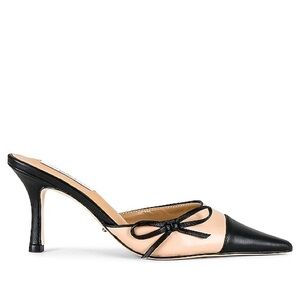 Elegant Black and Cream Women's Heels